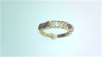 Ringe Dame in Gelbgold Diamante RIVIER R. CT 0.24 D. CT Sommer 0.08